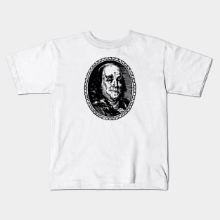 Benjamin Franklin vector illustration Kids T-Shirt